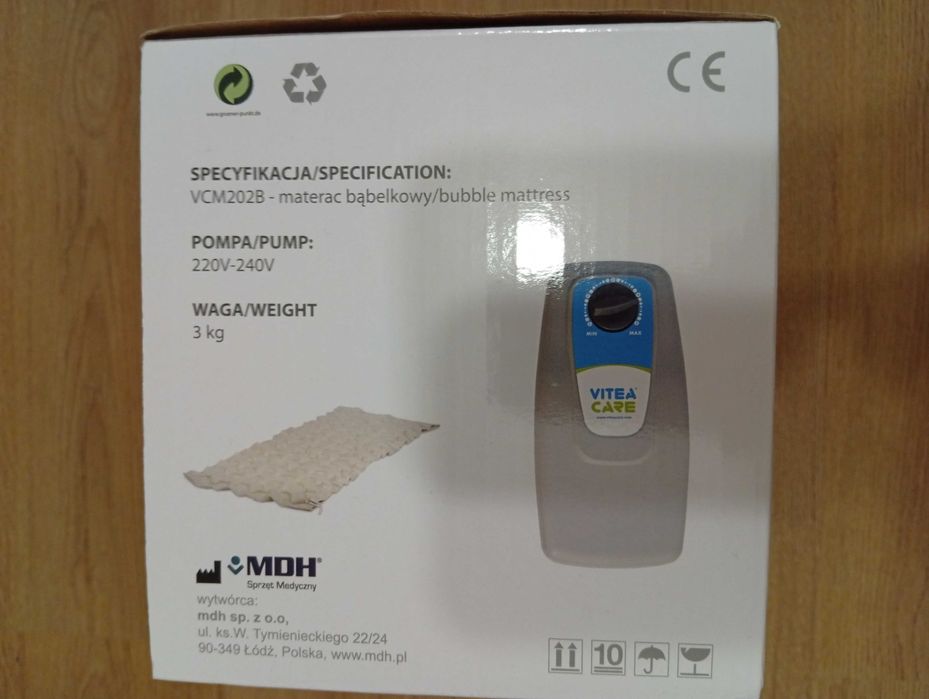 Декубитален дюшек за лежащо болни за Единично легло - 90/190-200(Vitea Care)