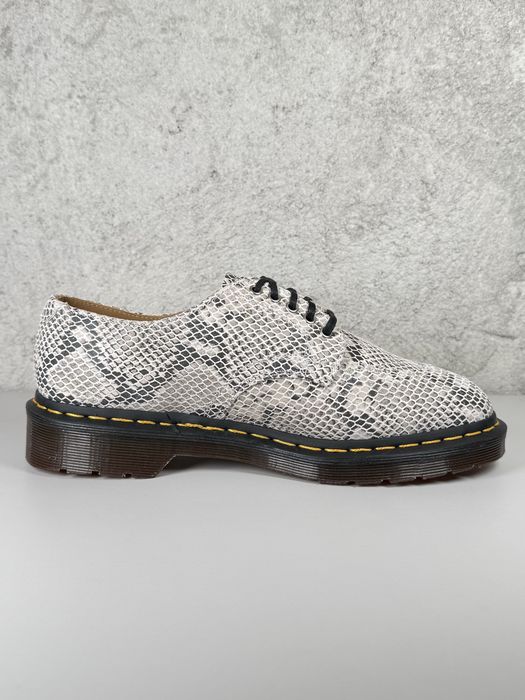 Dr. Martens 2046 Python Print Suede Oxford