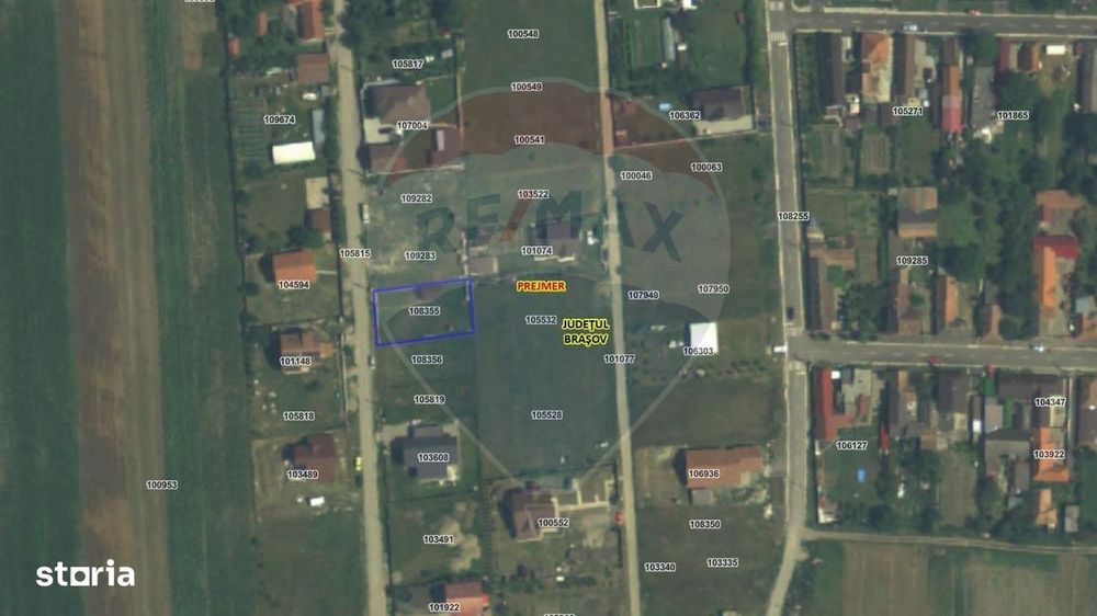 Teren intravilan 609 mp | Împrejmuit | Branșat la utilități | Prejmer
