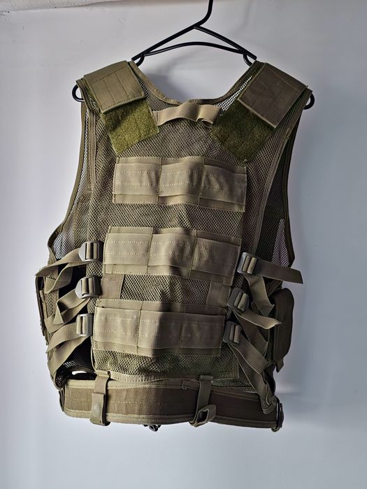 Vestă tactică airsoft kaki