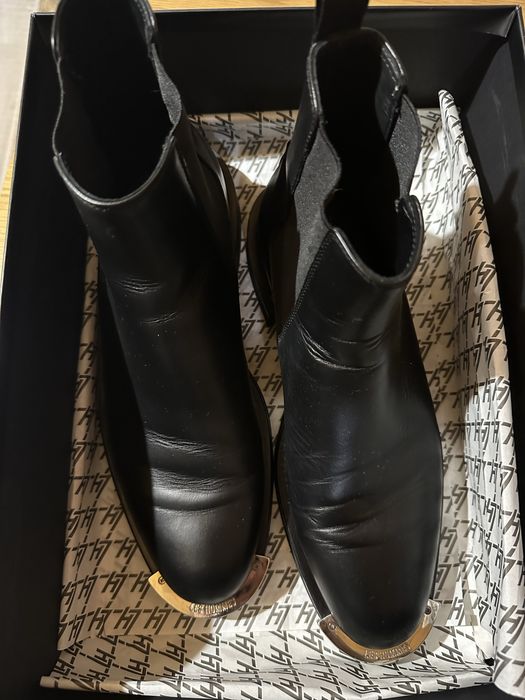 LES HOMMES мъжки кожени боти Made in Italy №42