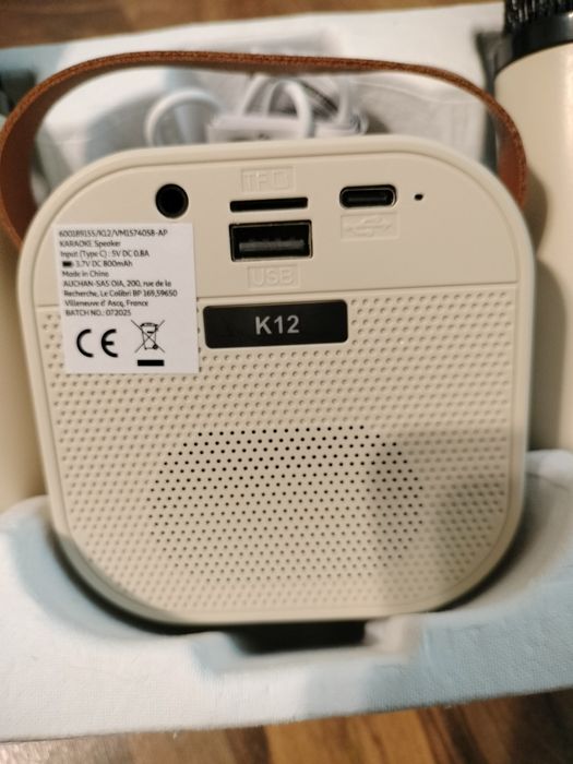 Boxa karaoke cu 2 microfoane