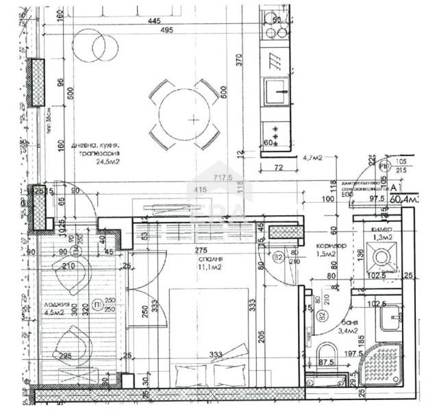 Предстоящ строеж на жилищна сграда! Двустаен апартамент за продажба  н