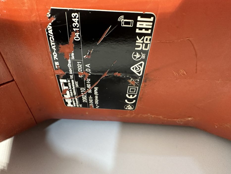 Hilti Te 70 AVR rotopercutor SDS max