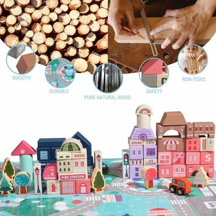 Деревянный набор игрушки