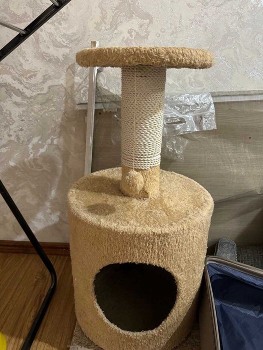 Когтеточка-дом для кошек