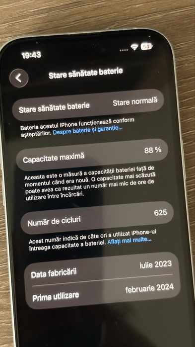Iphone 15 alb - ca nou