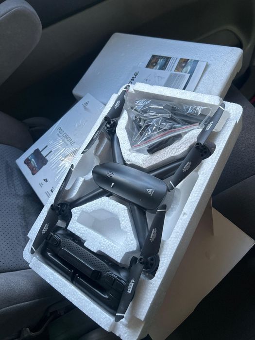 Дрон и телефоны в хорошем состоянии