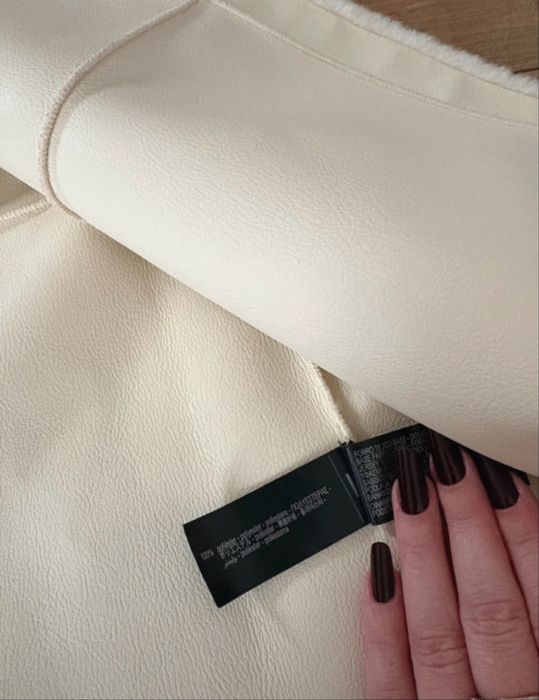 Palton Zara viral cu efect de blana ZW Collection nou cu eticheta