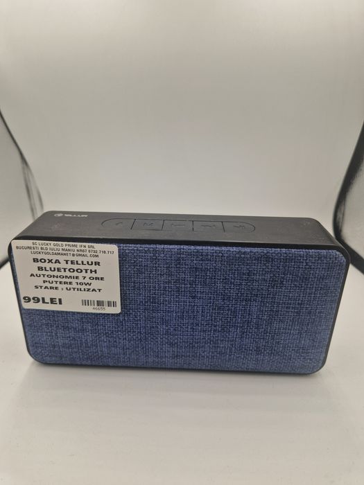 Boxa Tellur Bluetooth Autonomie 7h 10W GARANTIE ! #46655