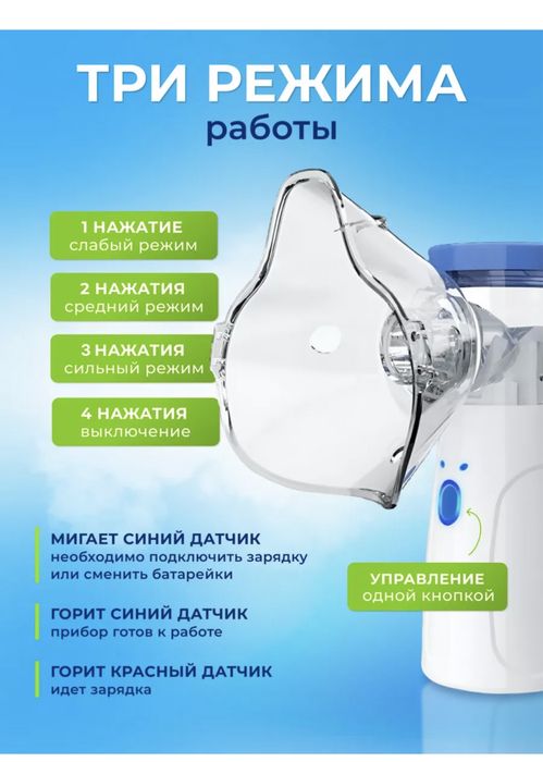 Ингалятор портативный небулайзер