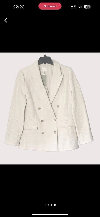 Твидовый пиджак H&M