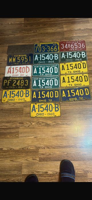 Numere auto America super ptr.Colecție