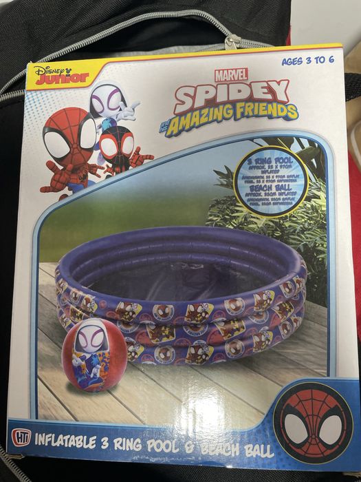 Set Piscina copii Spidey sau Spiderman Nouă + minge de plajă