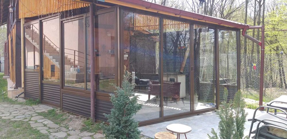 Inchideri terase sisteme de folie sau culisante din aluminiu