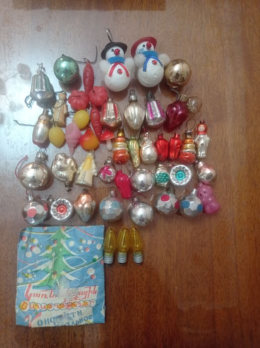Ёлочные игрушки СССР
