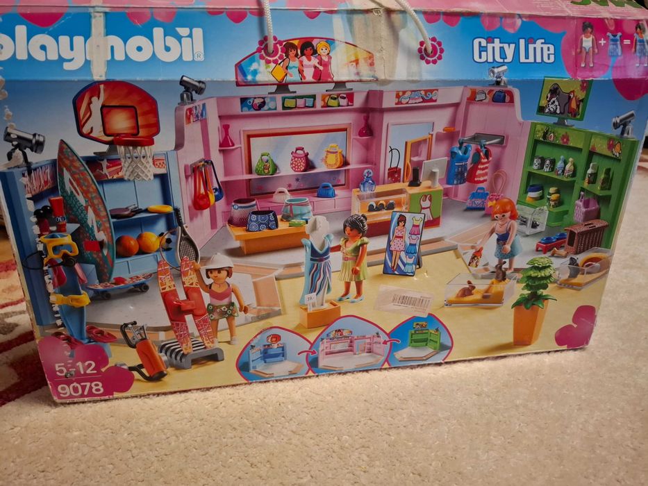 Playmobil City Life - Centru comercial 9078 piese impecabile