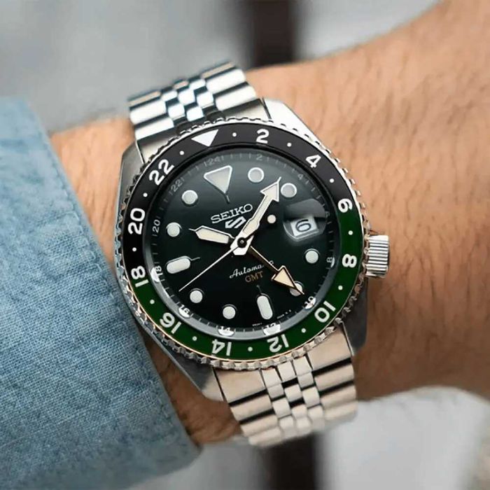 Нов часовник Seiko 5 Sport GMT Automatic SSK035K1 - гаранция