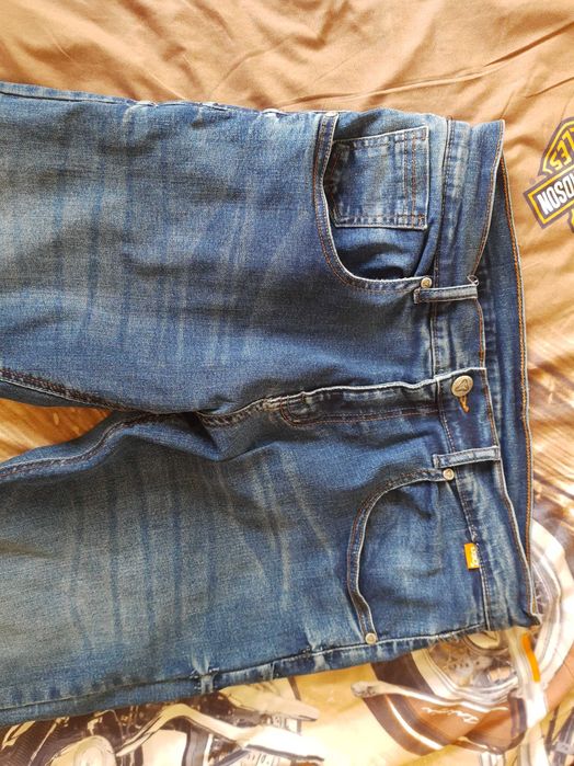 Мото дънки Seca delta slim fit blue