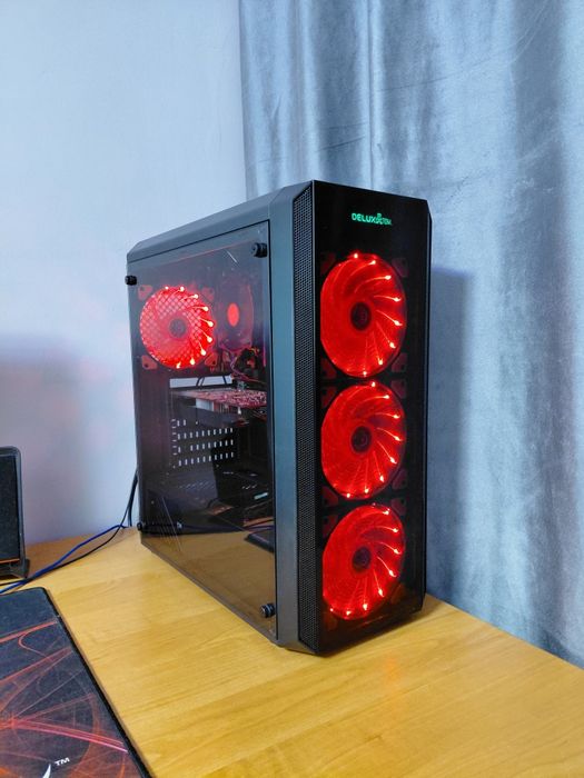 Игровой ПК в стильном корпусе с RGB-подсветкой