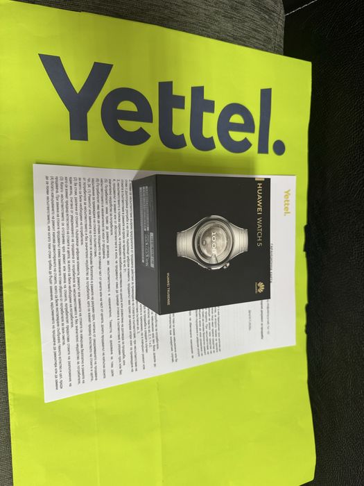 КАТО НОВ 46mm Huawei Watch 5 Yettel Гаранция 2026 Titanium GT5