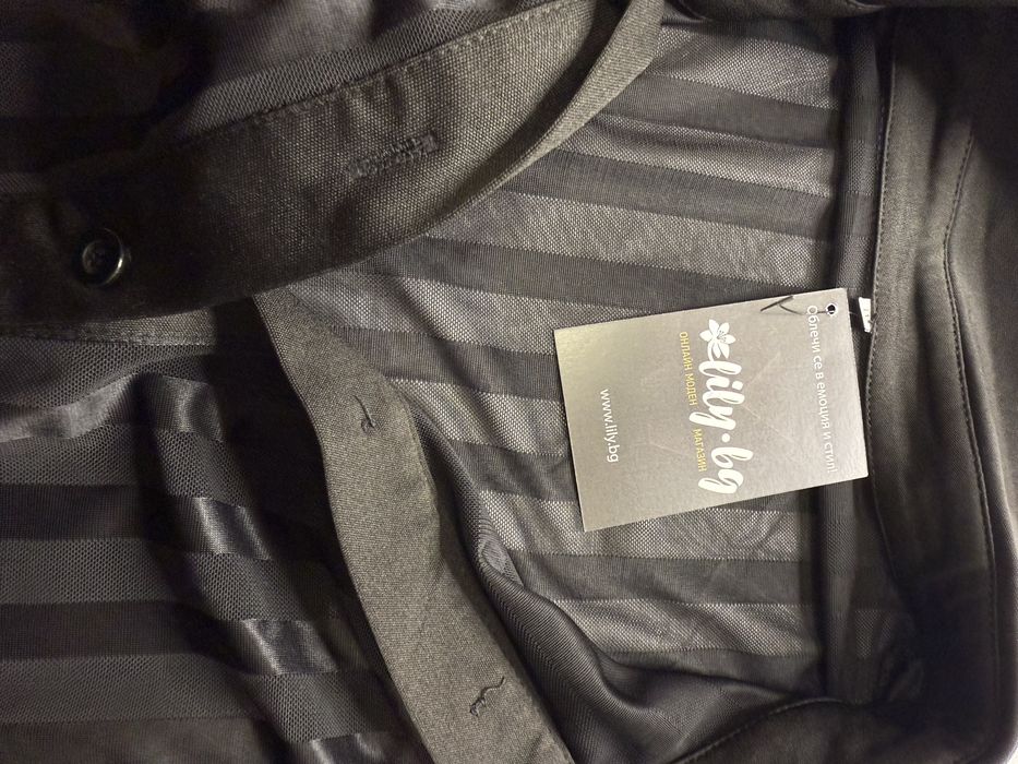 Дамска черна рокля