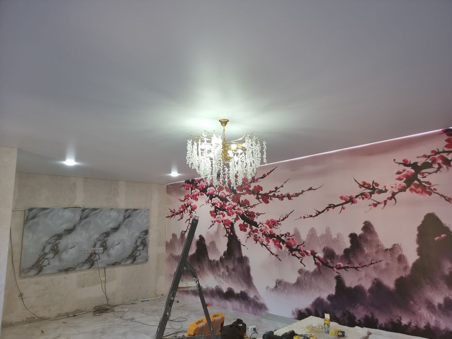 Натяжные потолки