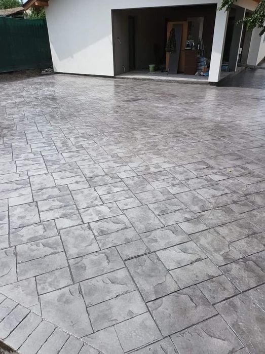 #Beton amprentat oferta#