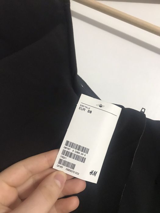 Salopeta neagra eleganta H&M