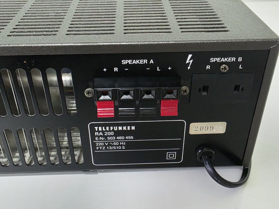 Telefunken RA 200 high speed integrated amplifier