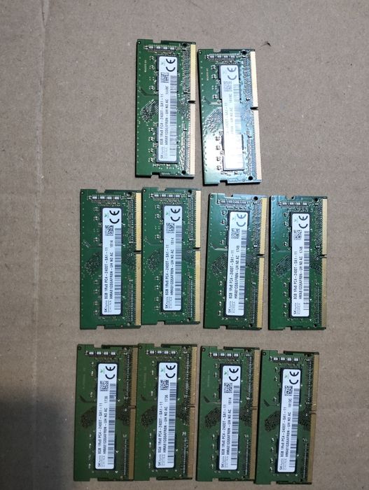 Memorii laptop sodimm DDR4 de 8 Gb
