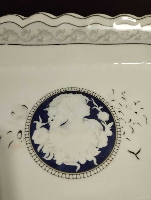 Vas porțelan fin Venezian Lagoon 27/17,5 cm. Nu expediez.