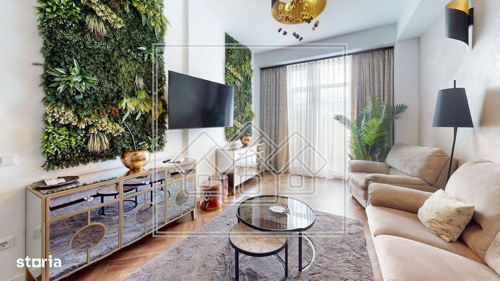 Penthouse de vanzare, terasa de 120 mp, mobilat si utilat confort lux