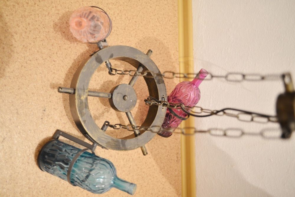 Люстра IRIADA E14*5*60W бронза, новая