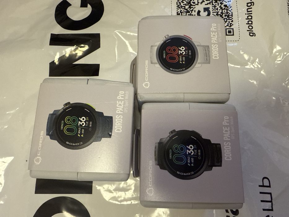 Coros pace pro grey blue Black