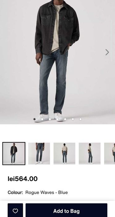 Blugi Levi's 511 Slim W36 L30. 100% Originali Levi Strauss