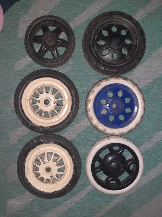 Cadru/Roți căruț cumpărături metal/plastic