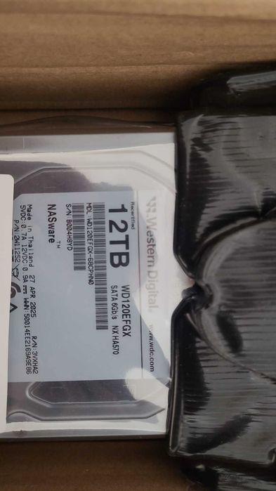 Hdd Western Digital WD Red Plus de 12TB ,nou, garantie , nas , storage