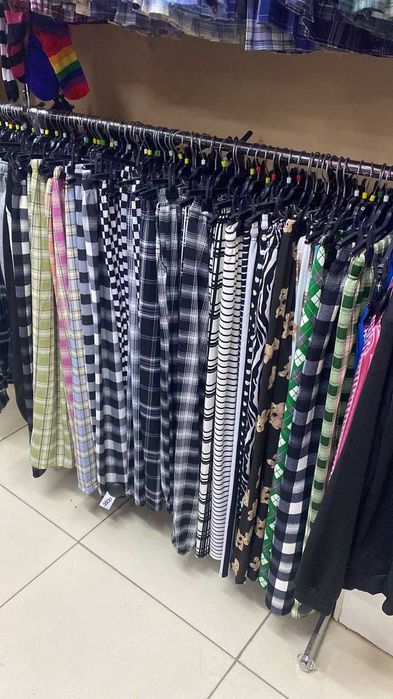 Штаны брюки в клетку хит 2024