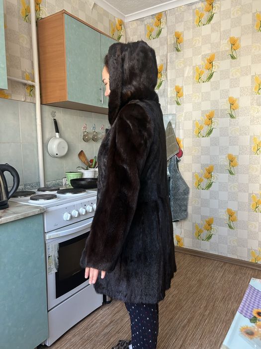 НОРКОВАЯ винтажная шуба