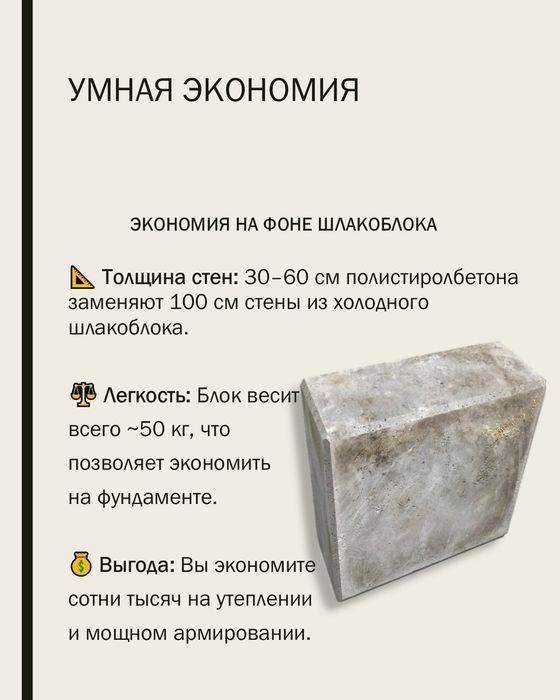 Полистиролбетон блоки