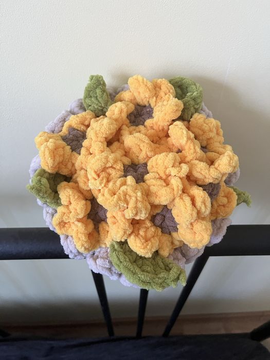 Buchet de flori crosetat