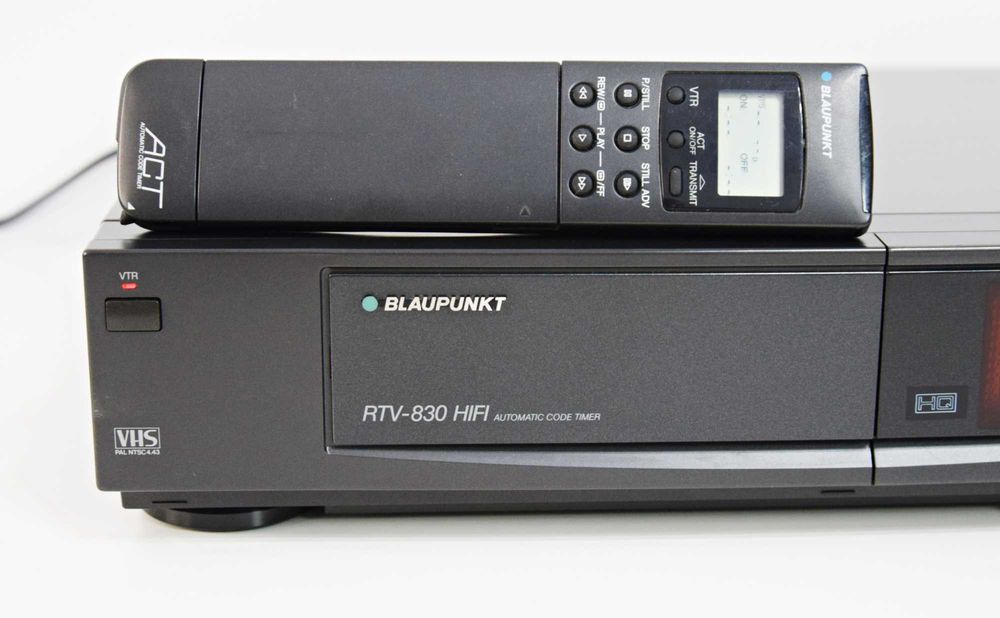 Video recorder Blaupunkt RTV 830, (VCR) VHS stereo HiFi