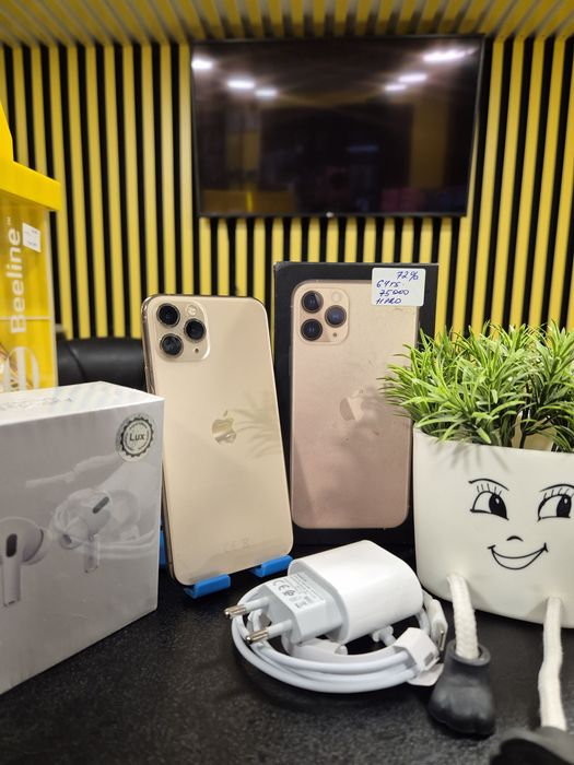 Iphone 11 Pro,64гб, 72%,Kaspi0-0-24