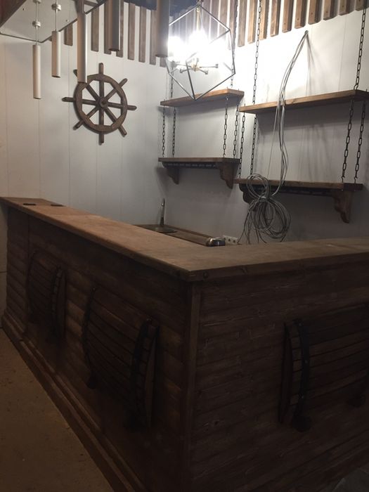 Деревянные барные стойки