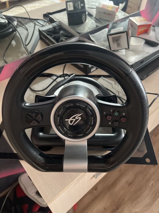 Продам игровой руль dexp