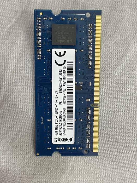4GB DDR4-2800  Модель: Kingston KVR28S11S8/4