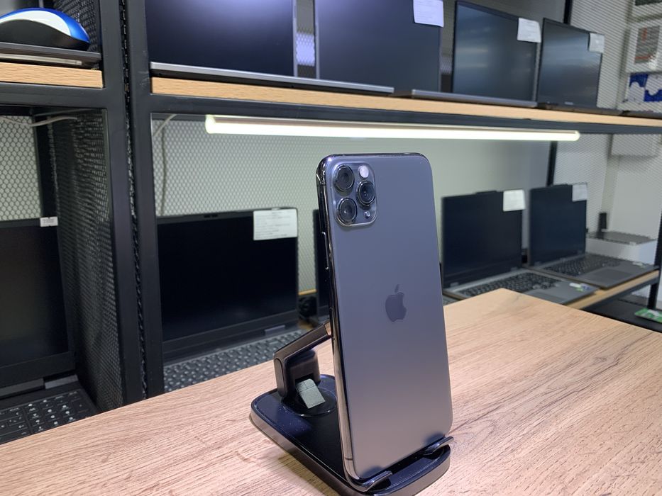 iPhone 11 Pro Max, 64 GB, черный, АКБ73%, Face ID, 1043/A10