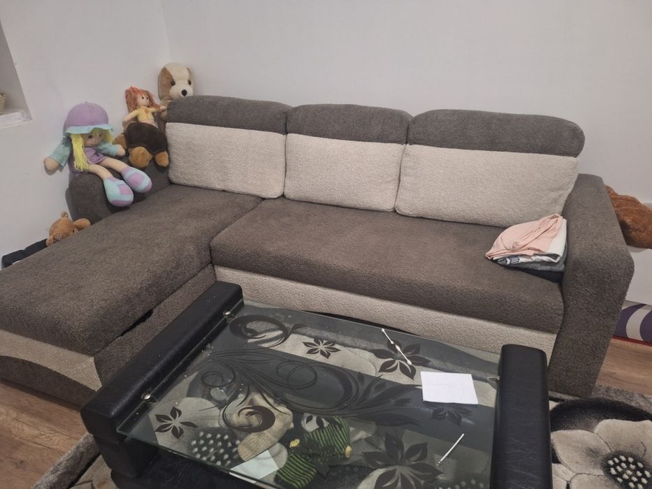 Ъглова гарнитура чисто нова