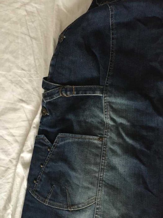 Дънкова рокля с джобове